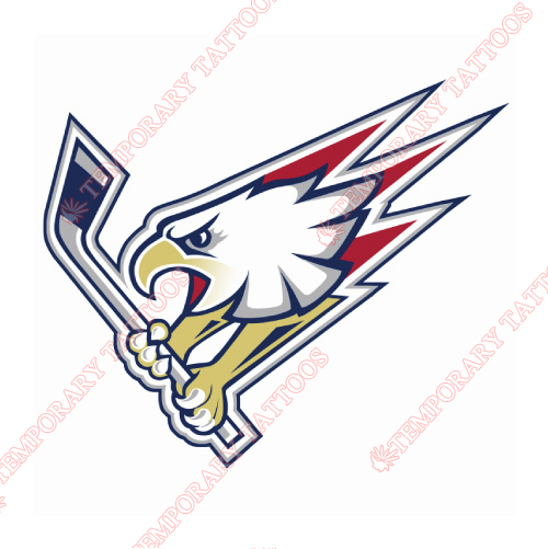 Tri-City Americans Customize Temporary Tattoos Stickers NO.7562